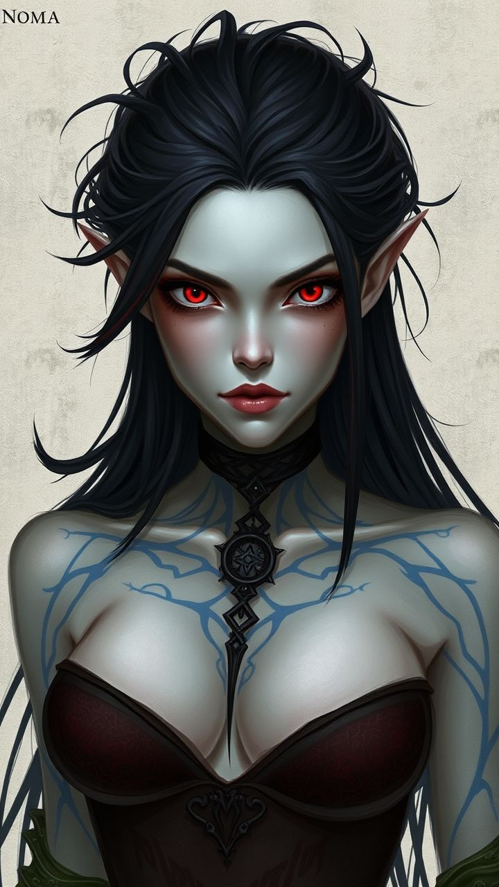 Pre-Conjure Dark Human Witch