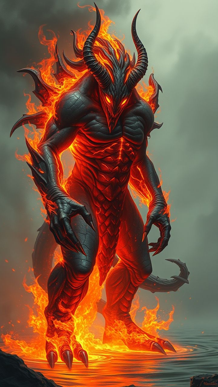 Pre-Conjure Lake of Fire Demon