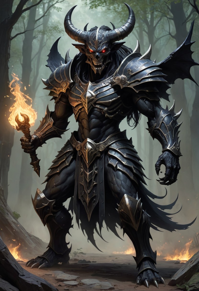 (image for) BA Pre-Conjure Bone Armored War Demon