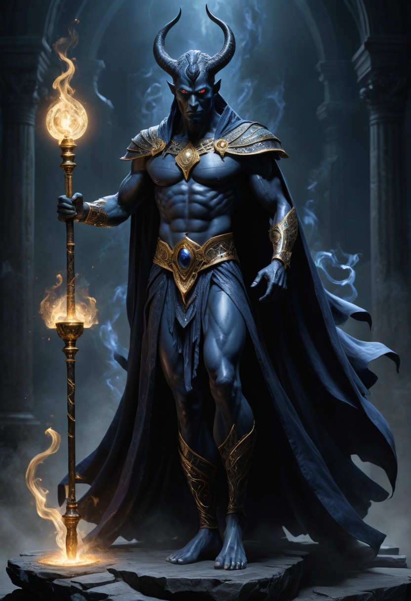 (image for) Pre-Conjure BA Obsidian Djinn-Lord