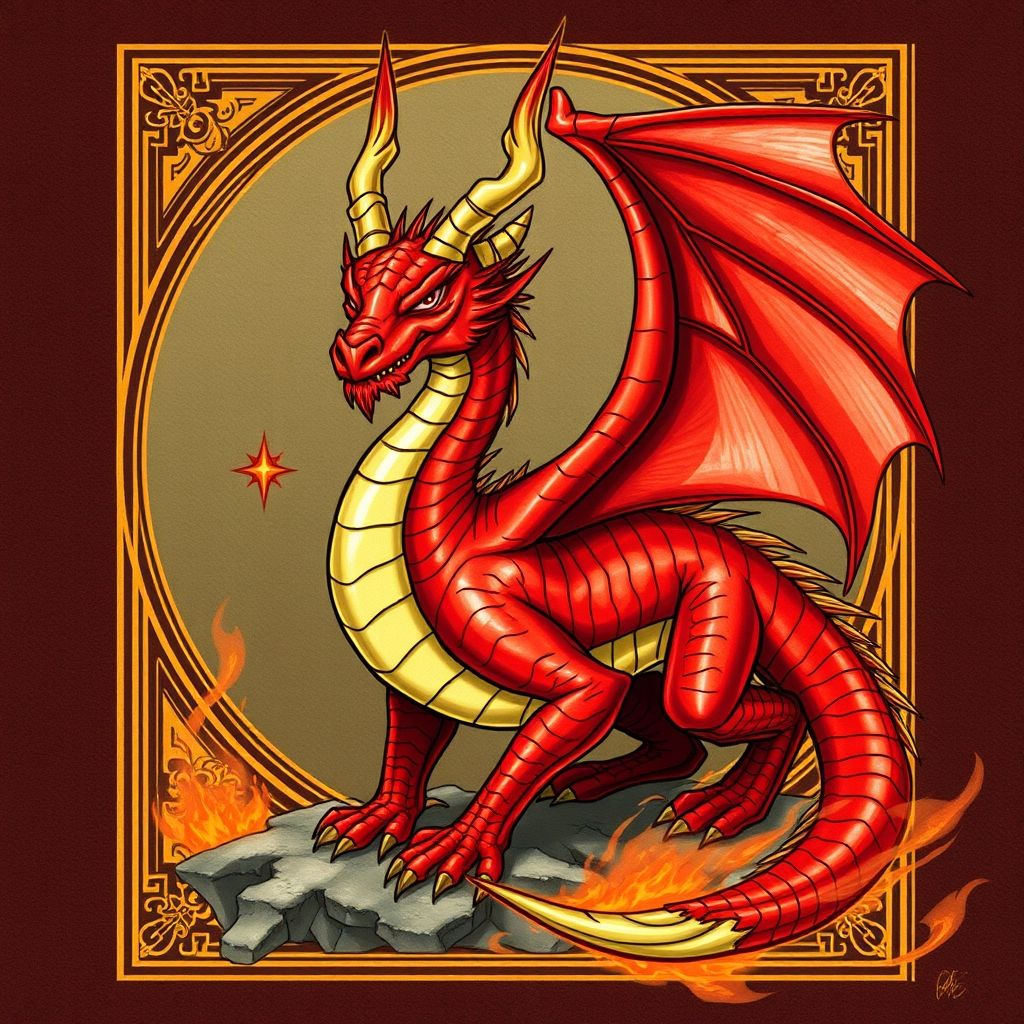 Pre-Conjure Red Dragon
