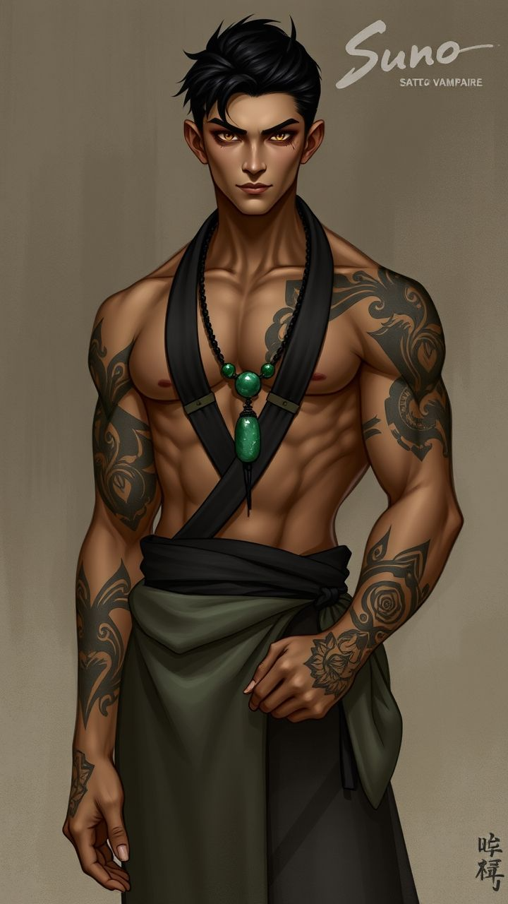 Pre-Conjure Asian Vampire