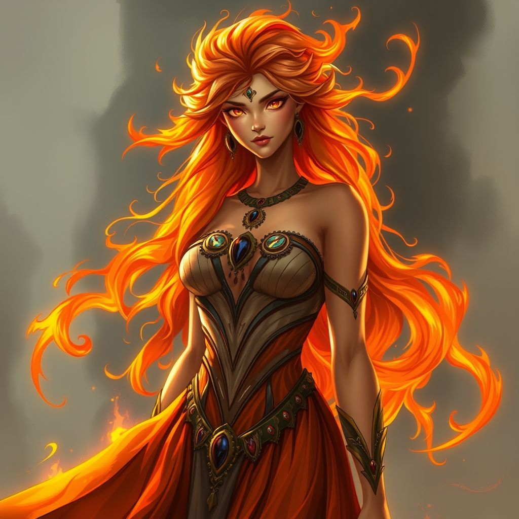 Pre-Conjure Lake of Fire Demoness