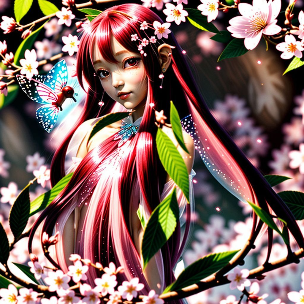 Pre-Conjure Cherry Blossom Fairy