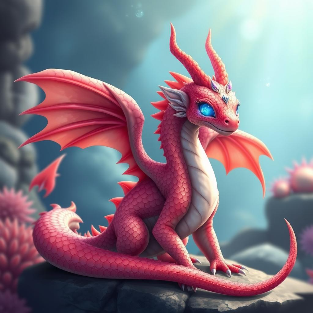 Pre-Conjure Coral Dragon