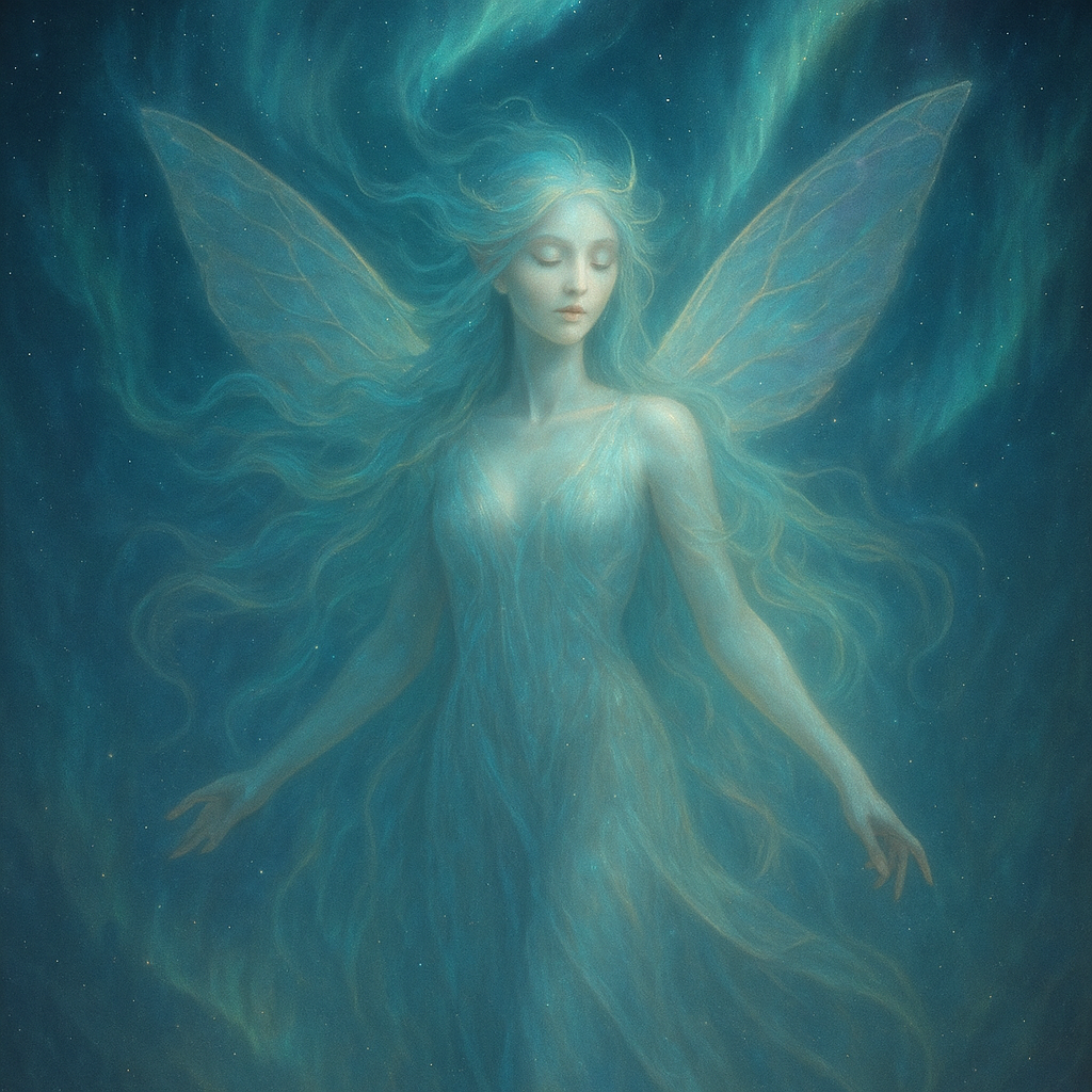 Hecate's Mystical Aurora Borealis Faery Spirit Companion