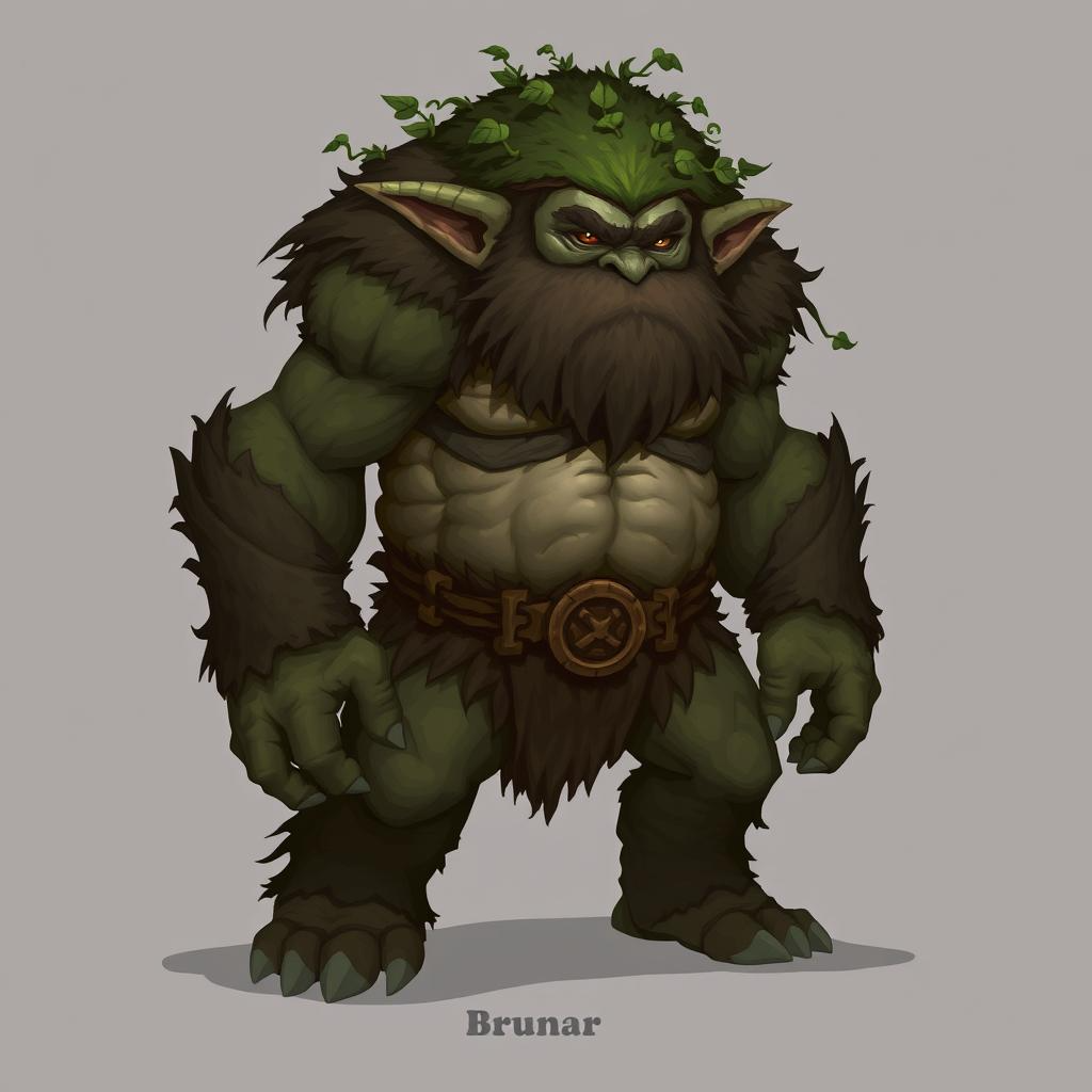 Pre-Conjure Mountain Troll