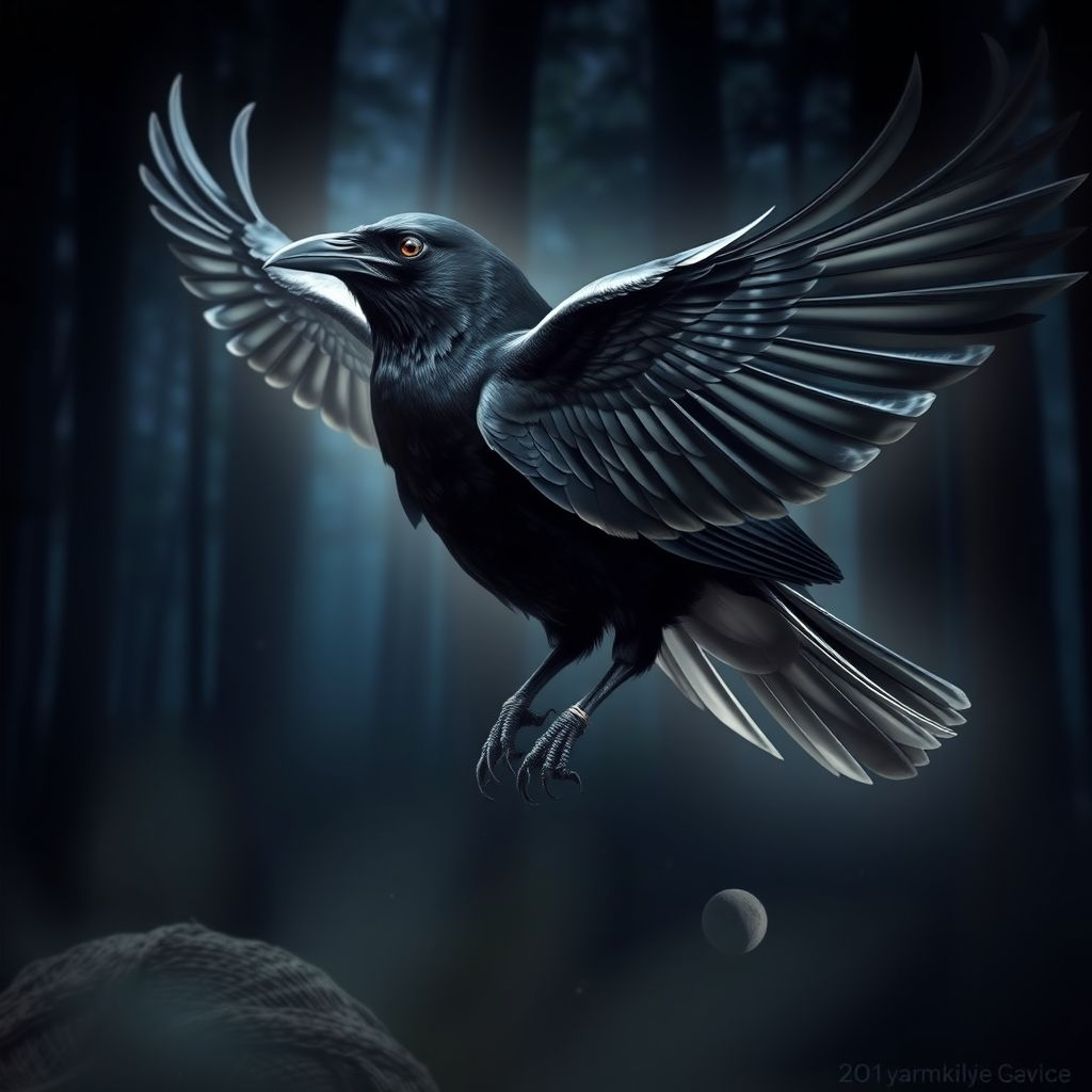 Pre-Conjure Divination Raven