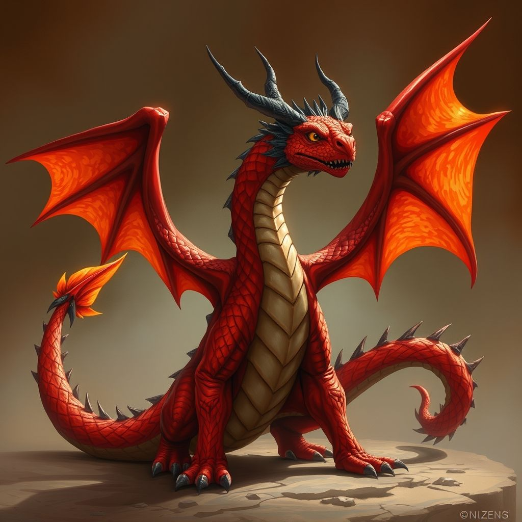 Pre-Conjure Red Dragon