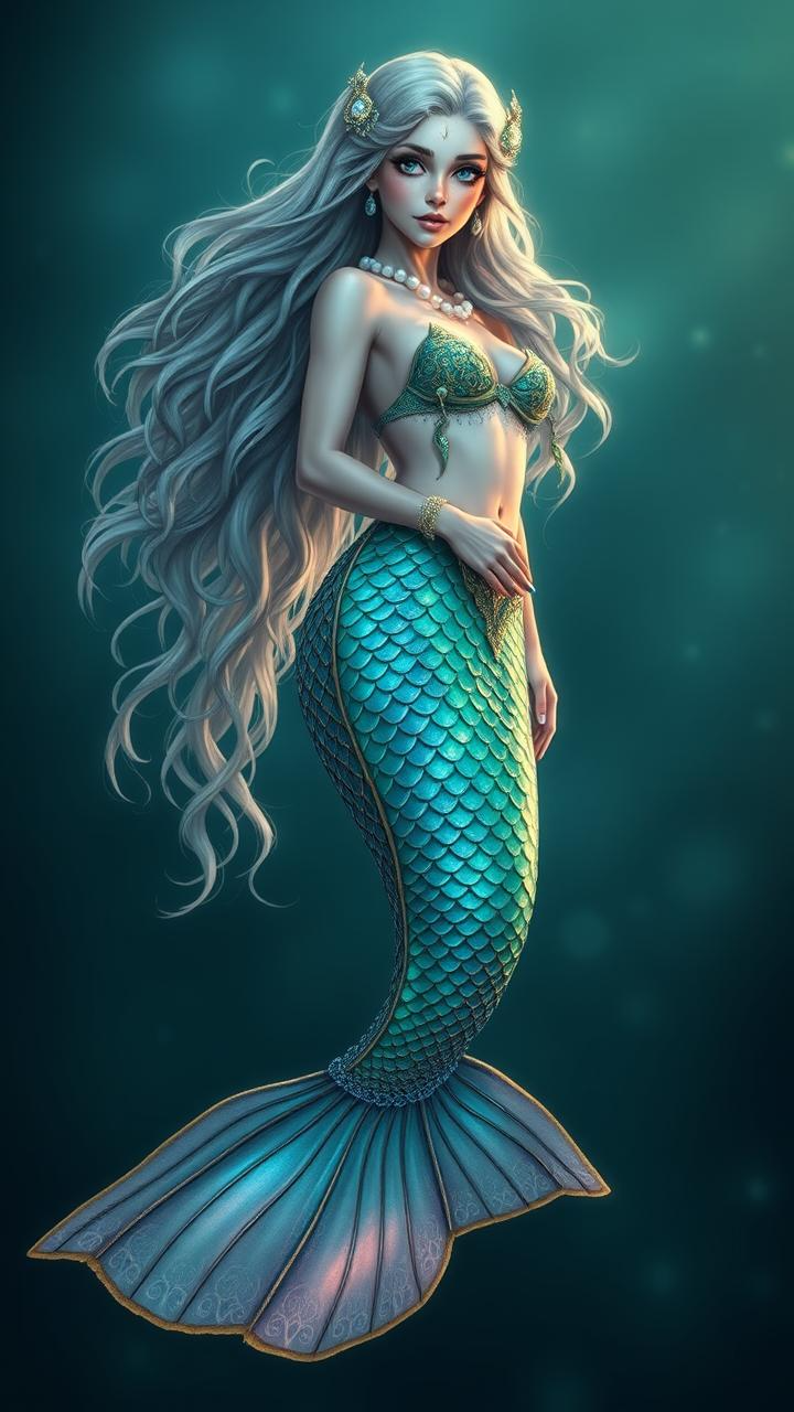 Pre-Conjure Ceasg Irish Mermaid